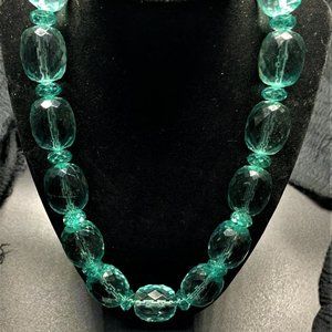 LARGE TRANSLUCENT PALE GREEN BEADS